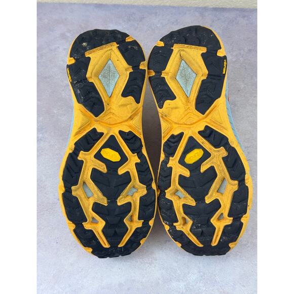 Hoka One One Mens Mafate Speed 4 1129930 Orange Running Shoes Sneakers Sz 9 Read - Picture 12 of 13